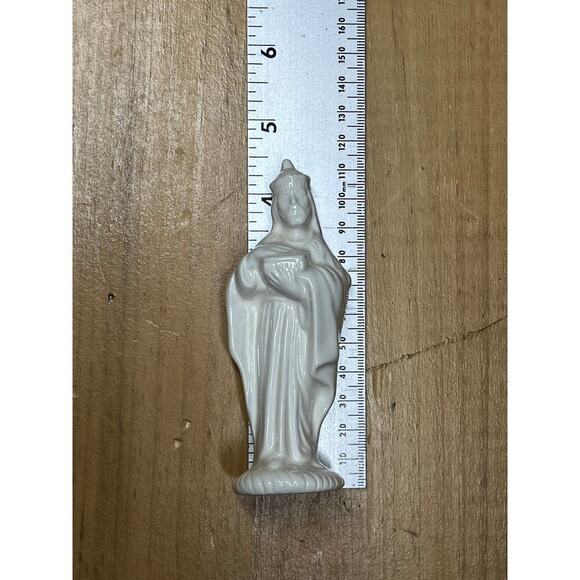 9 Piece White Ceramic Christmas Nativity Scene Set Figures. Faith. Jesus. - Picture 5 of 7